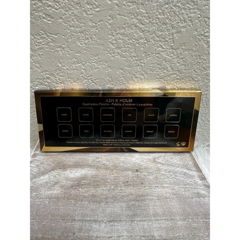 $9 🌙 BUXOM X ASH K HOLM EYESHADOW 12 Pan PALETTE BRAND NEW
